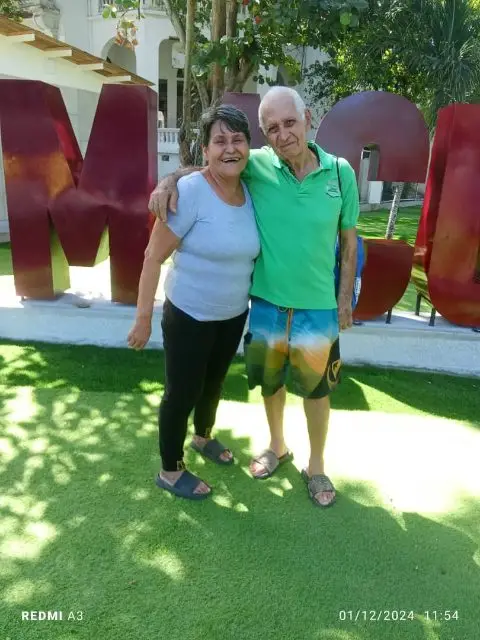 Esperanza González y Óscar Colmenarez