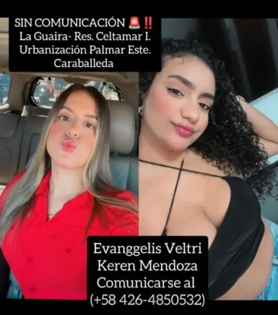 Keren Mendoza y Evangelis Ángulo