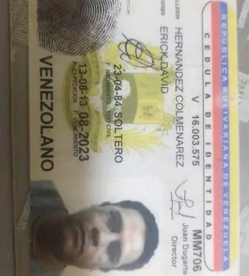 Erick David Hernandez Colmenares