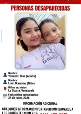 Yoliandri Diaz y Liam González