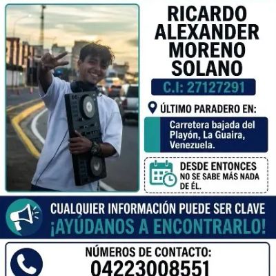 Ricardo Alexander Moreno Solano